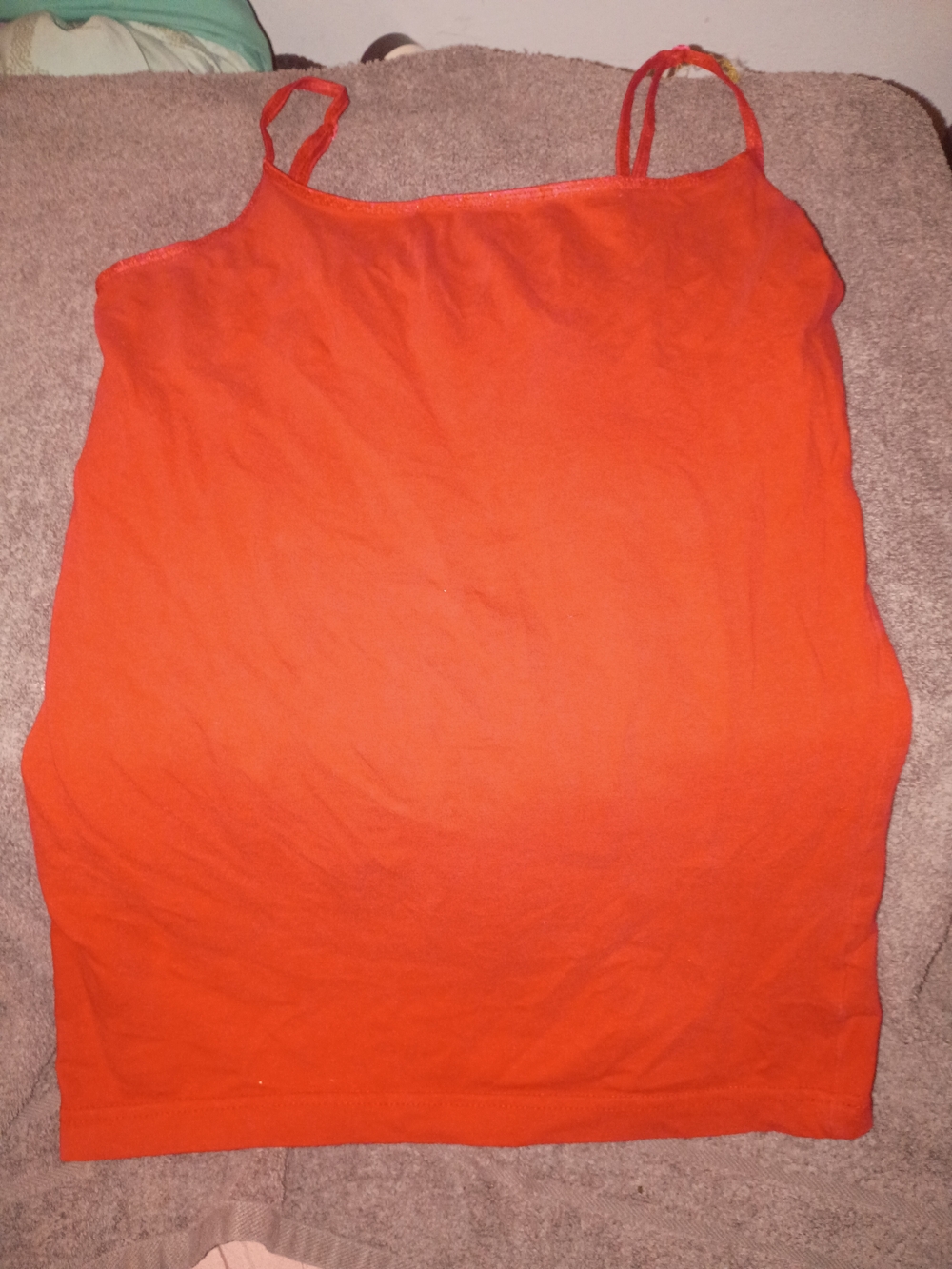 Women’s Red Spaghetti Strap Tank Top